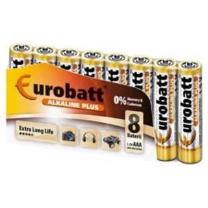 Alkaline Plus AAA-batterier 8-pack Extra Long Life