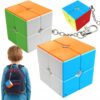 Mini Rubiks Kub Nyckelring 2×2 – Speed Cube Pussel