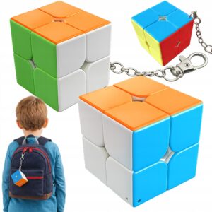 Mini Rubiks Kub Nyckelring 2×2 – Speed Cube Pussel