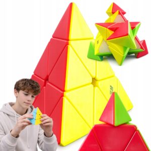 Pyraminx Speed Cube – Pyramid Pussel 3D Logiskt Hjärnspel