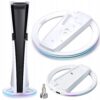 Vertikalt Stativ för PS5 / PS5 Slim / PS5 Pro – LED Belysning & Extra USB Port