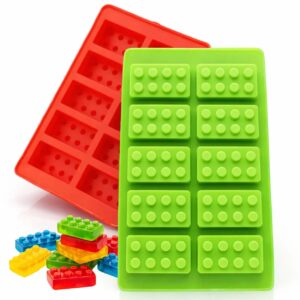 Silikonform Byggklossar 10 Bitar för Choklad, Godis och Is