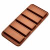 Silikonform för bars och choklad – avlånga chokladkakor, 5-fack
