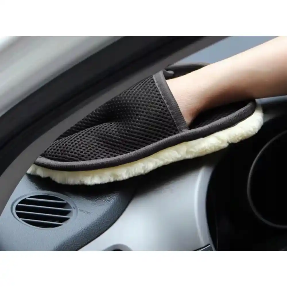 Mikrofiber tvätthandske för bil – skonsam biltvätt & detailing för lack, fälgar och glas - bild 6