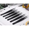 Precisionspincetter 6-pack antistatiska – esd pincett set för elektronik, smd & modellbygge