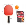 Pingis set – 2 racketar, 3 bollar & fodral | bordtennis set för hem, skola & resa
