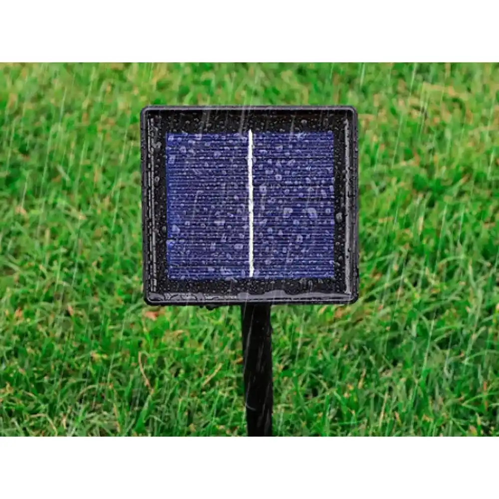 Solcellsdriven ljusslinga 20 led flerfärgad – 4,5m trädgårdsbelysning med skymningssensor & 8 ljuslägen - bild 6