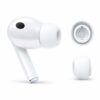 Silikon Ear Tips för Samsung Galaxy Buds3 Pro – Vit L med Tryckavlastningshål