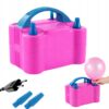 Elektrisk Ballongpump 600W – Snabb Luftpump med Dubbel Munstycke för Ballonger