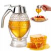 Honungsdispenser 200ml – Dispenser för Honung, Sirap & Choklad med Droppfri Häll