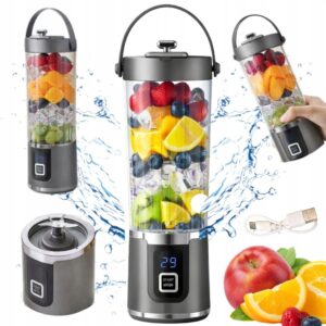 Portabel Blender USB 500ml – Smoothie Blender To Go med Batteri & LED Display