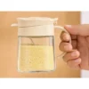 Kryddburk i glas 300 ml med lock, sked och handtag – för kök & förvaring
