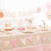 Baby ballonger rosa med djurmotiv 12 tum – 6-pack