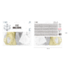 Ballonger silver vit med konfetti 12 tum – 20-pack