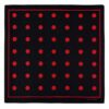 Bandana Prickig 55 cm – Svart & Röd Huvudduk Scarf i Bomull