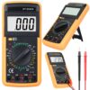 Digital Multimeter DT9205A – Mätinstrument med LCD-display & Testkablar