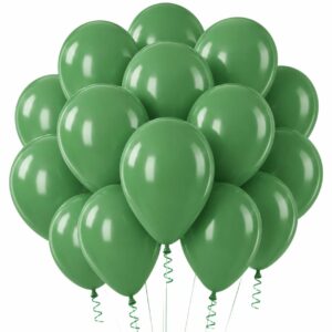Pastellballonger Djupgrön 30 cm 12 tum – 100-pack