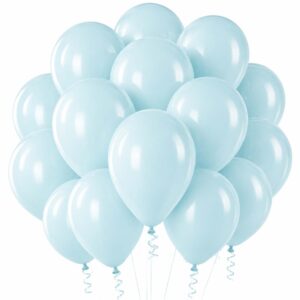 Pastellballonger Ljusblå 30 cm 12 tum – 100-pack