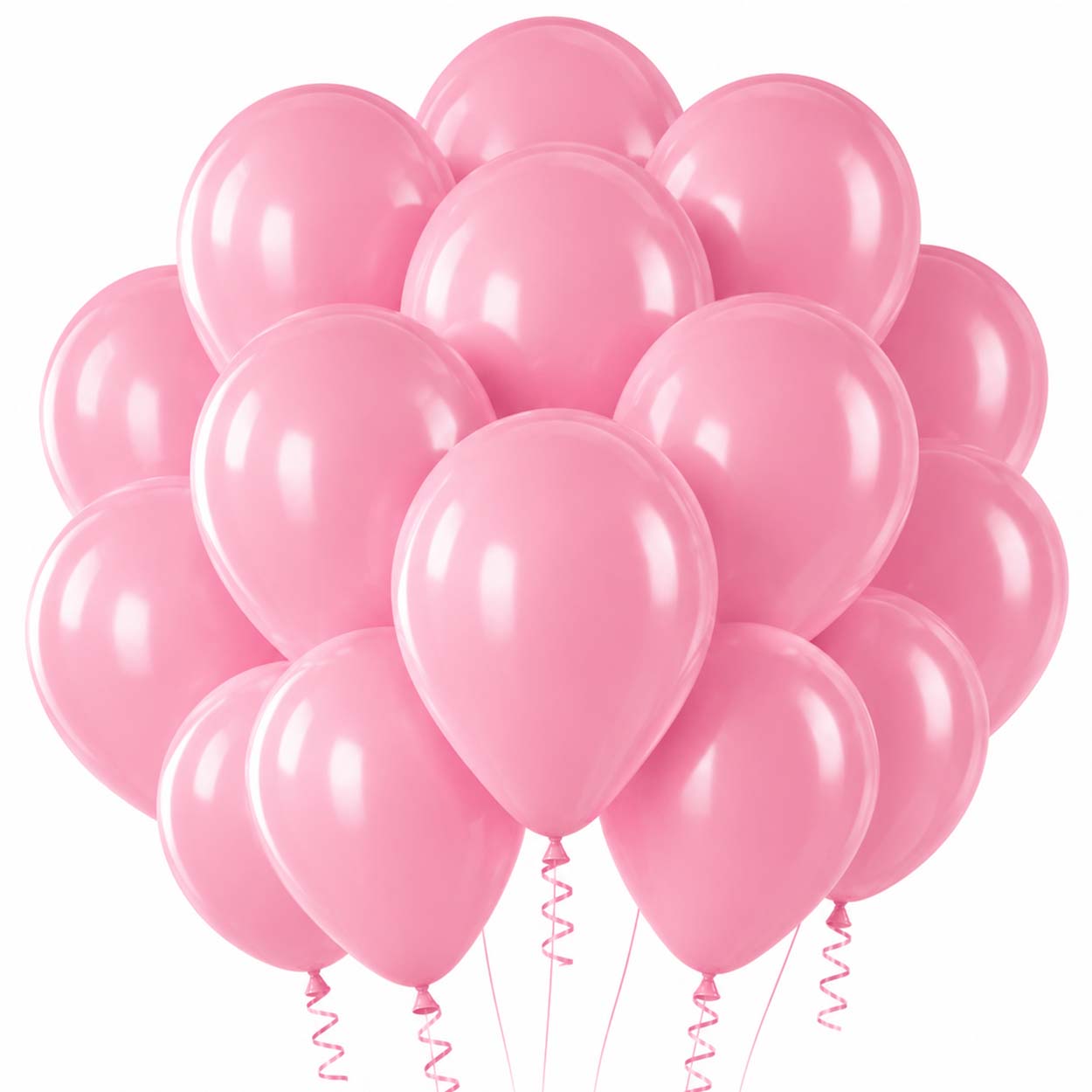 Pastellballonger vildros rosa 30 cm 12 tum – 100-pack