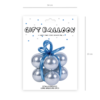 Presentballonger silver chrome – 13 delar
