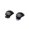 2st led cykellampor med batteri svart