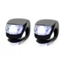 2st led cykellampor med batteri svart