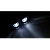 2st led cykellampor med batteri svart