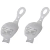 2st led cykellampor med batteri vit