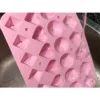 3d hjärta & diamant silikon isformar - perfekta isbitar för drycker