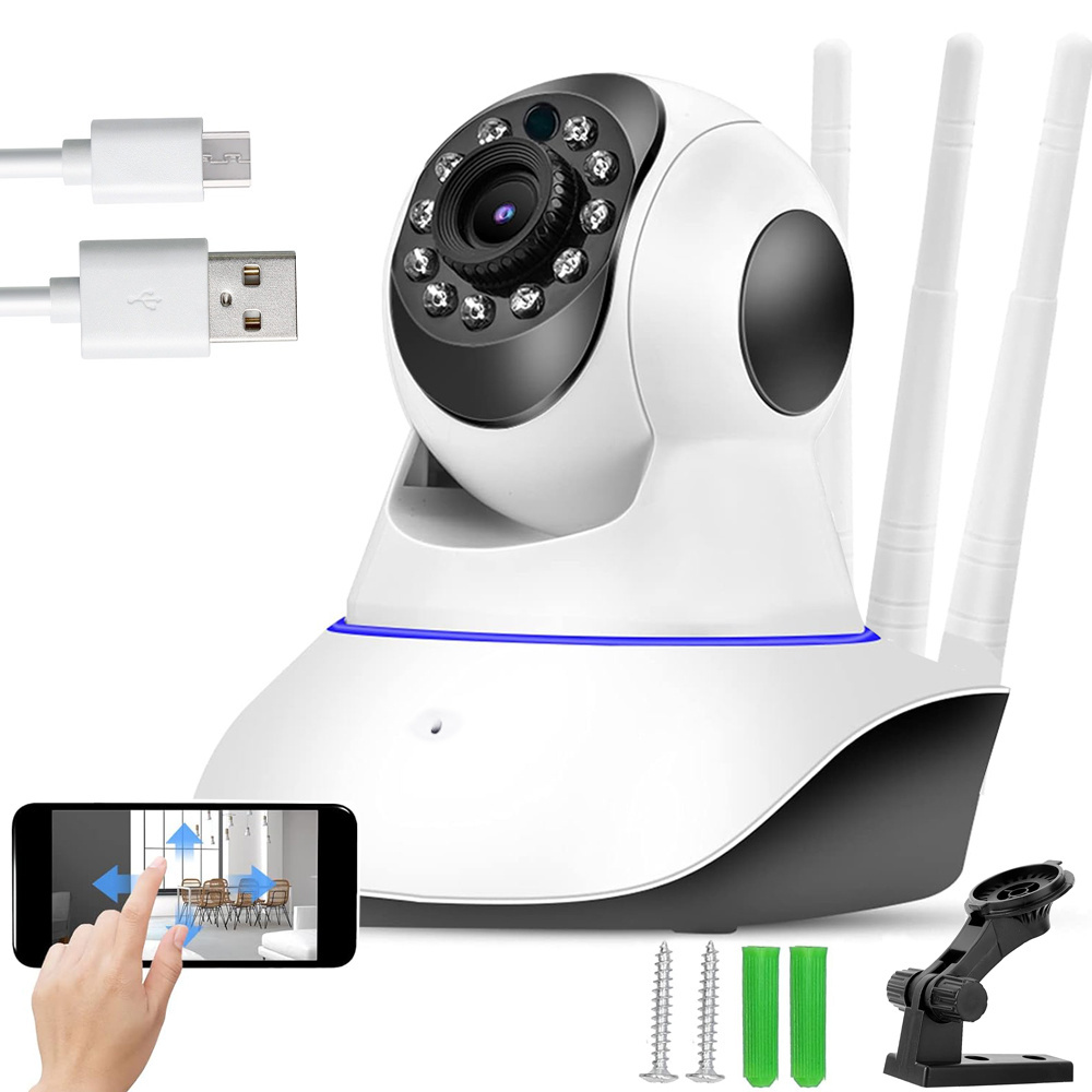 Övervakningskamera wifi inomhus med rörelsesensor