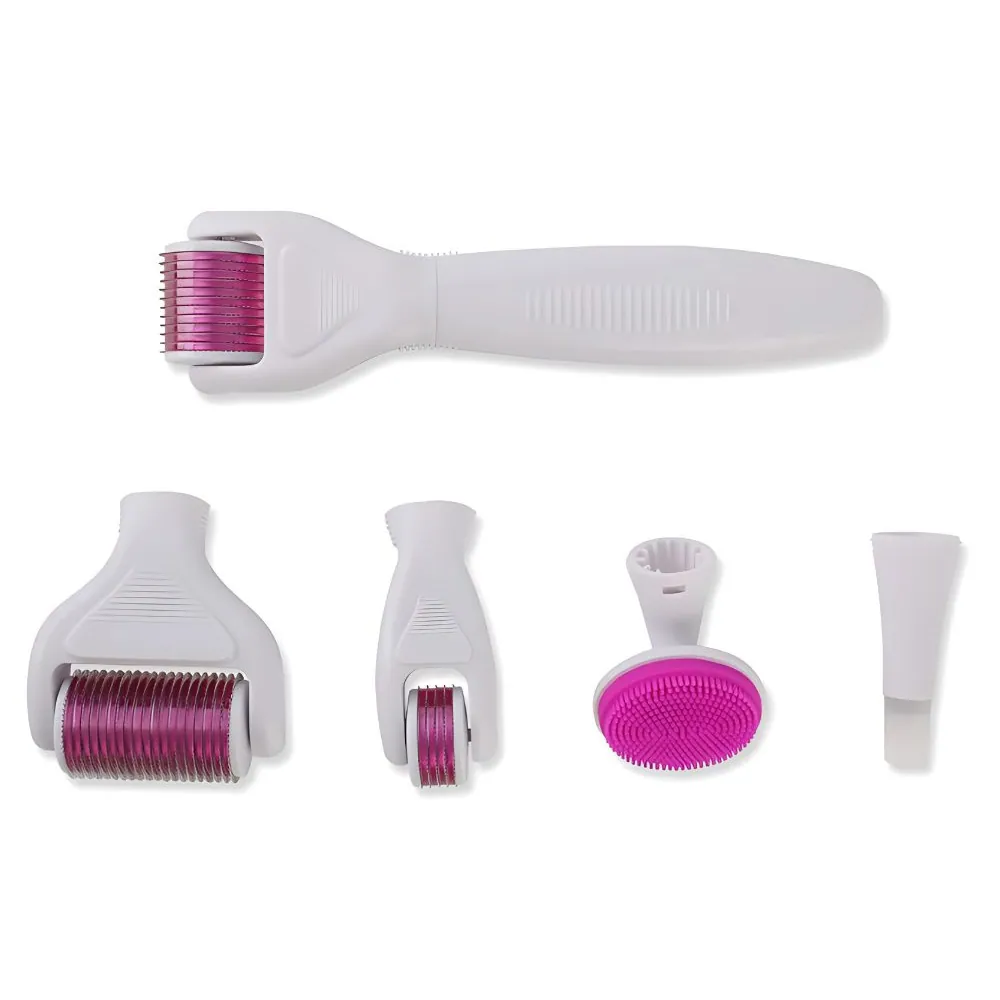 6-i-1 derma roller kit för microneedling ansikte, hals & kropp - bild 4