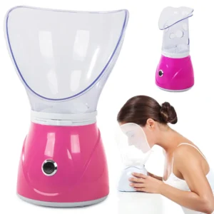 Ansiktsbastu & Ansiktsångare – Portabel Inhalator med 2 Silikonmasker, 55 ml