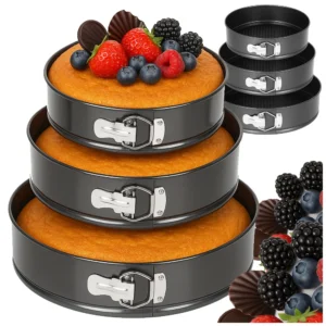 Bakformar Runda 3-pack 24, 26 och 28 cm