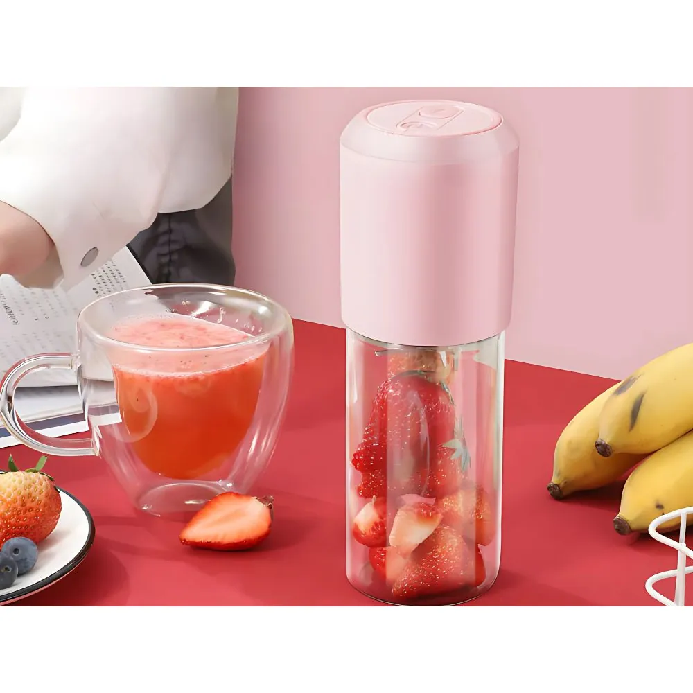 Bärbar usb blender - mini smoothie mixer 150w - bild 2