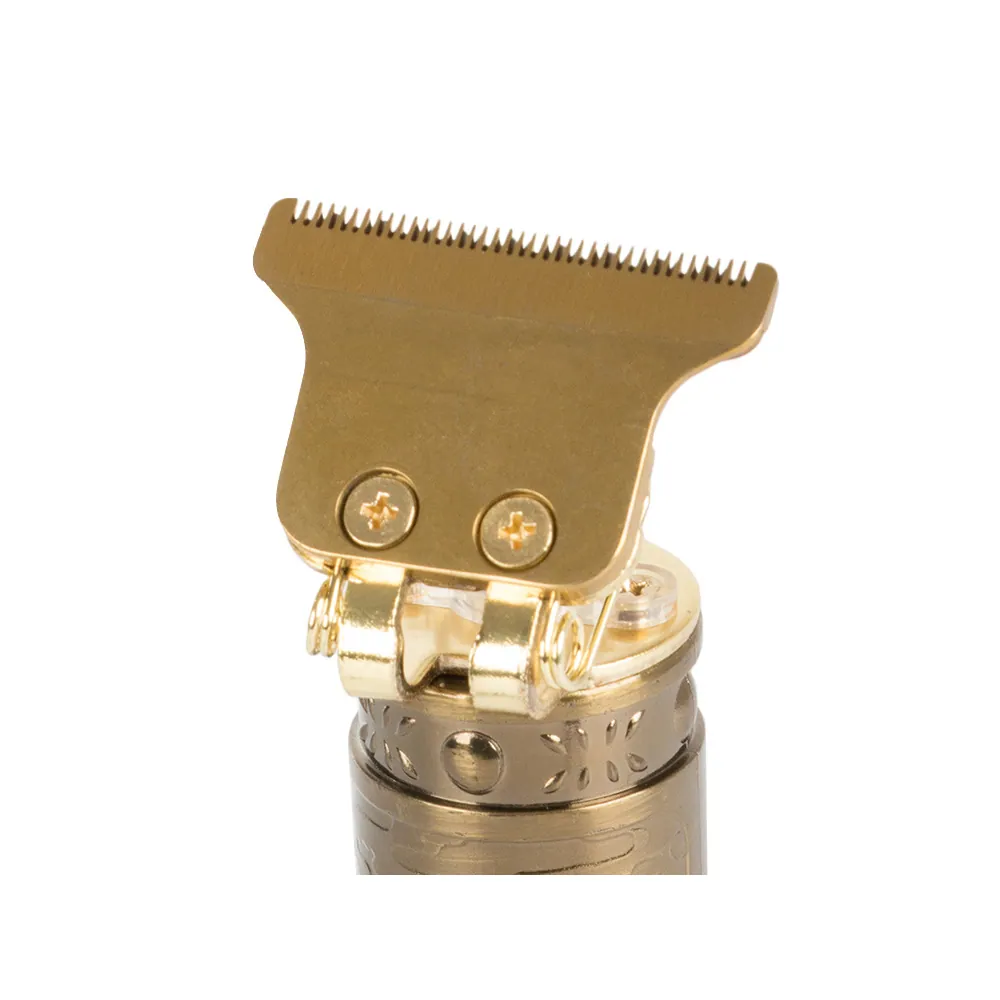 Barber elektrisk skägg- och hårtrimmer uppladdningsbar guld - bild 2