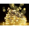 Batteridriven led ljusslinga varm vit 10m