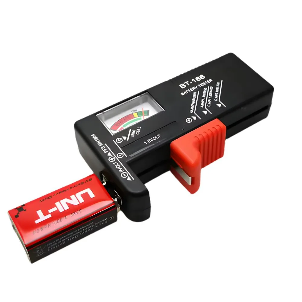 Batteritestare analog för aa, aaa, c, d och 9v - bild 2
