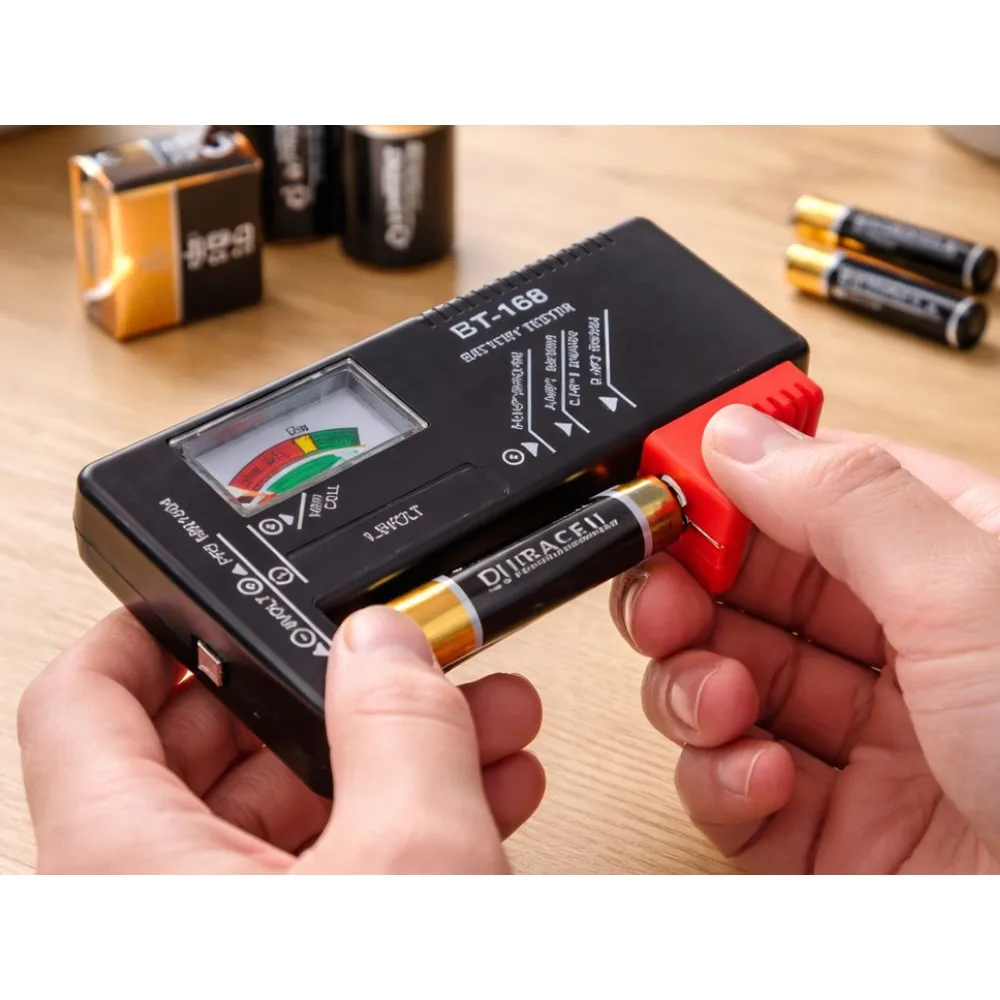 Batteritestare analog för aa, aaa, c, d och 9v - bild 5