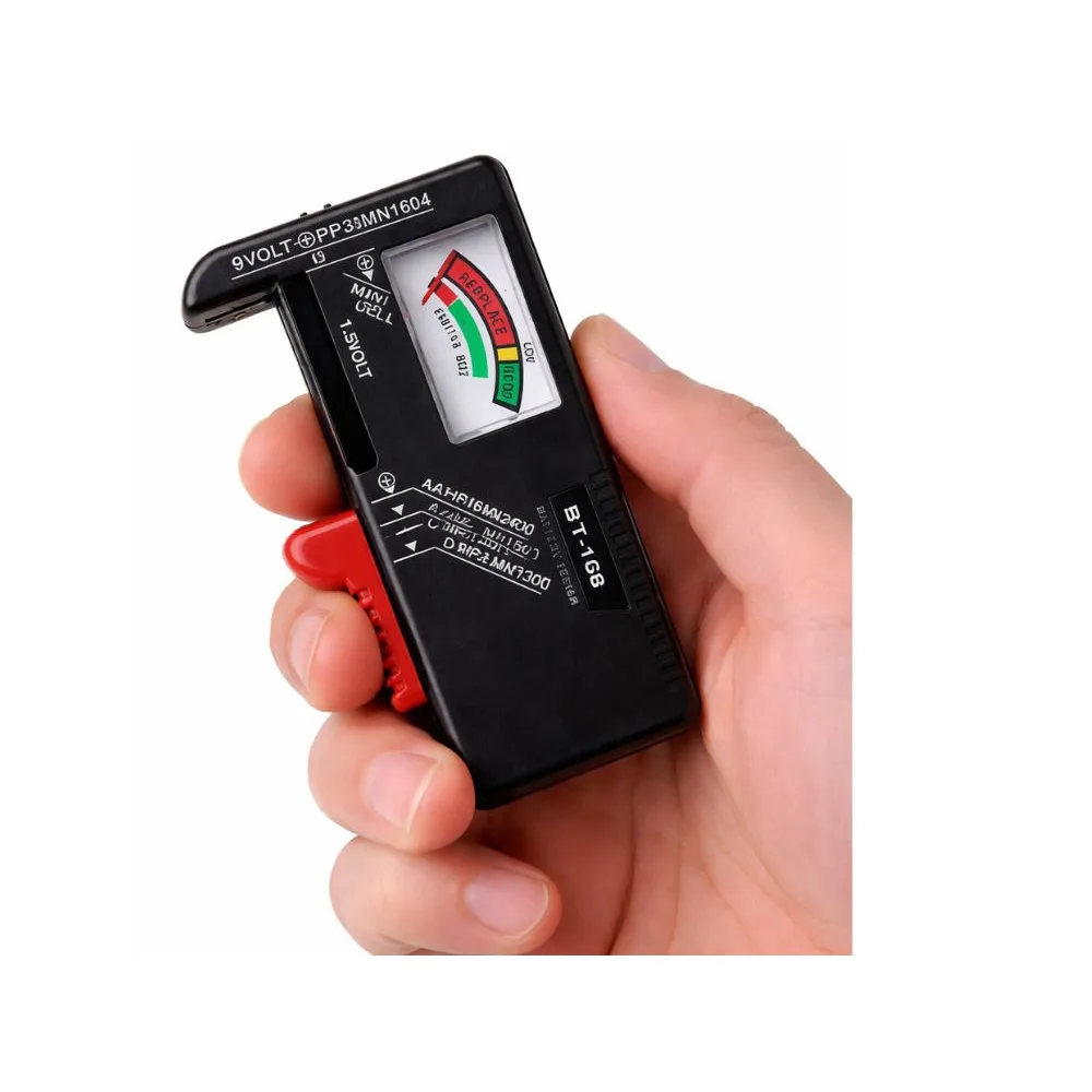 Batteritestare analog för aa, aaa, c, d och 9v - bild 7