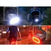 Cykellampor fram och bak led usb-uppladdningsbara vattentäta