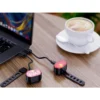 Cykellampor fram och bak led usb-uppladdningsbara vattentäta