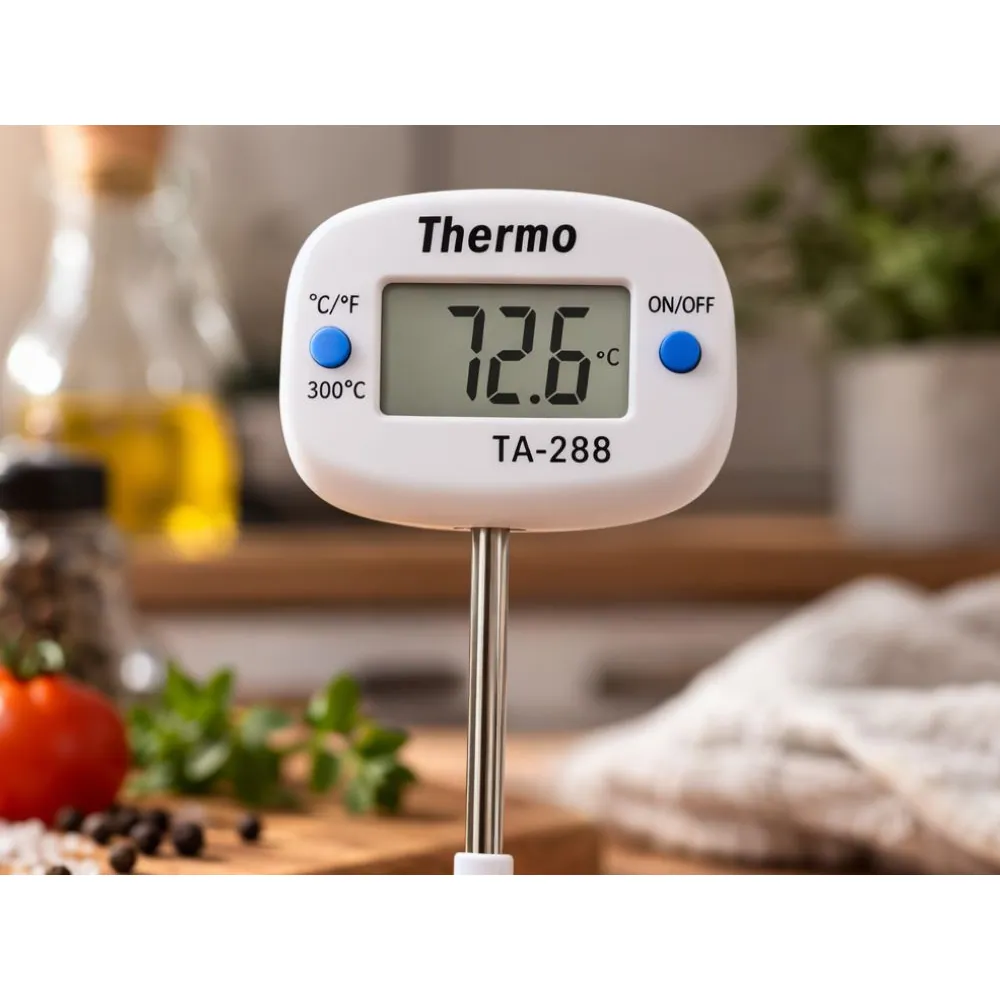 Digital stektermometer med lcd – kökstermometer för kött & grill upp till 300°c - bild 7