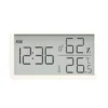 Digital termometer & hygrometer med klocka – temperatur & luftfuktighet för hem & kontor