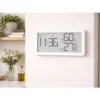 Digital termometer & hygrometer med klocka – temperatur & luftfuktighet för hem & kontor