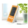 Digital termometer & hygrometer med sensor – temperatur inne/ute med lcd display