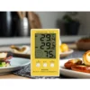 Digital termometer & hygrometer med sensor – temperatur inne/ute med lcd display