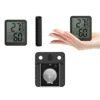 Digital termometer hygrometer mini väderstation svart
