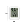 Digital termometer & hygrometer – temperatur & luftfuktighet med lcd display för hemmet