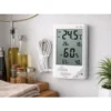 Digital väderstation med hygrometer & sensor – termometer inne/ute med lcd display