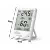 Digital väderstation med hygrometer & sensor – termometer inne/ute med lcd display